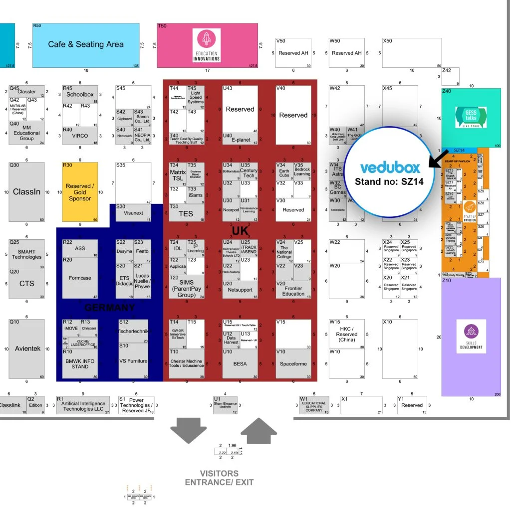 gess dubai 2023 floor plan