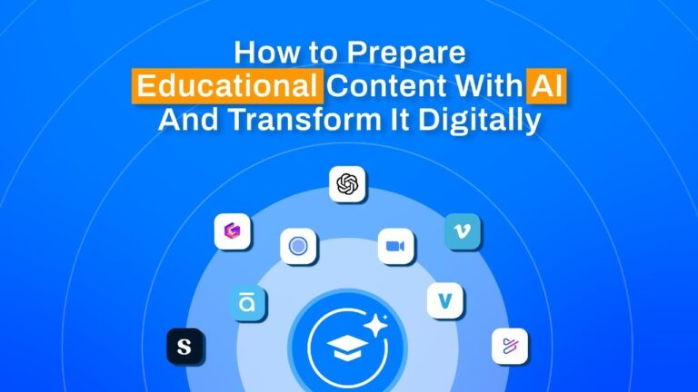 How to Prepare Educational Content with Artificial Intelligence and Transform It Digitally